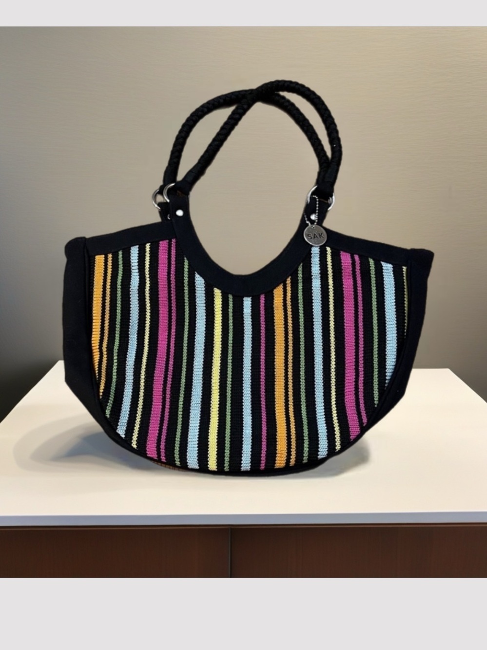 The Sak Striped handbag like new!